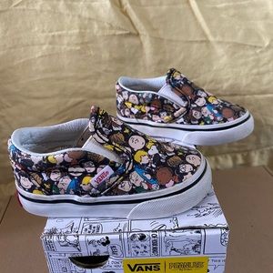 2017 peanuts classic slide on vans